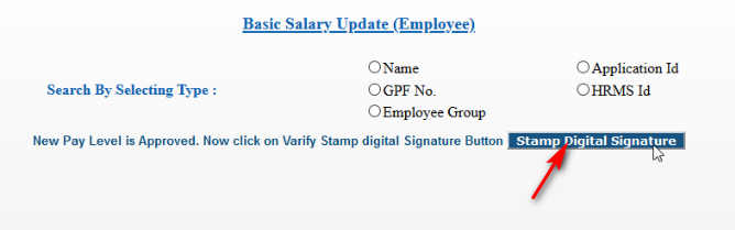 Stamp digital signature