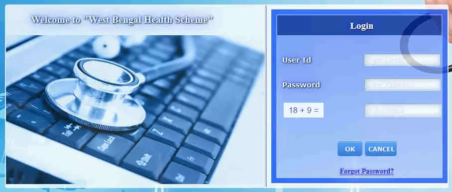 WB Health Scheme Login