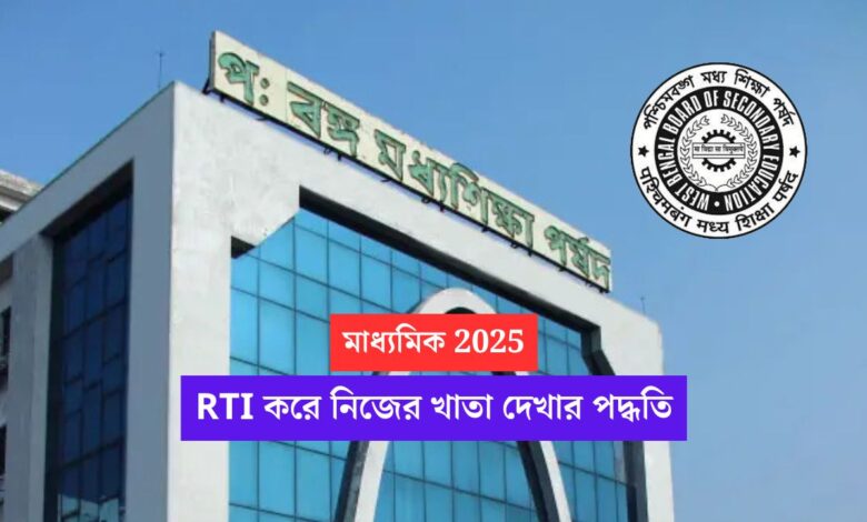 Madhyamik RTI Process