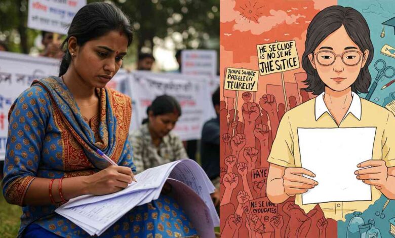 SSC Teachers Protest Bikash Bhawan.jpg
