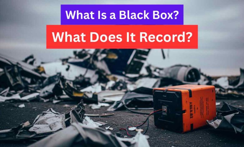 Black Box Of A Plane En