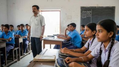 West Bengal Teacher Inside Classroom