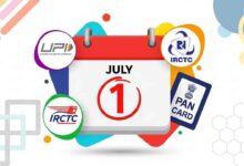 New Changes From 1st July Upi, Pan Card, Tatkal Tickets