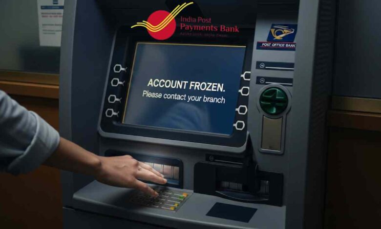 Post Office Savings Account Frozen