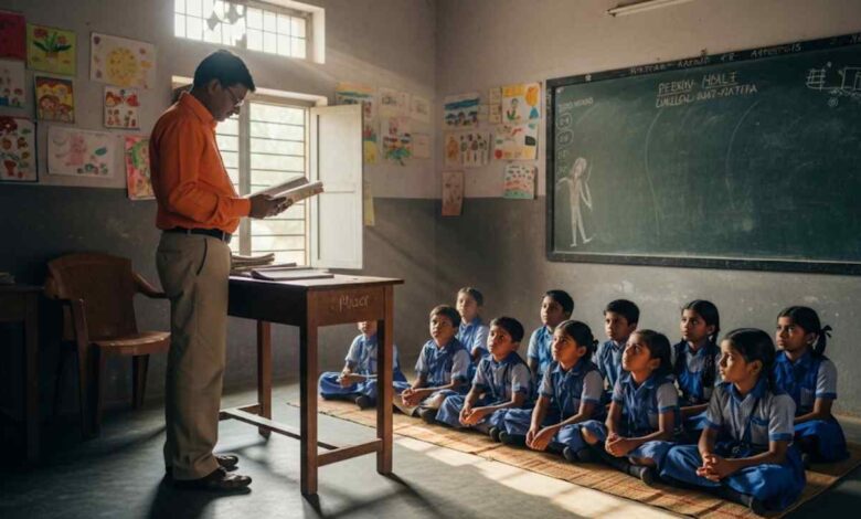 Primary Teacher In A Classroom