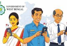 West Bengal Government Employees Checking Mobile For Rupees