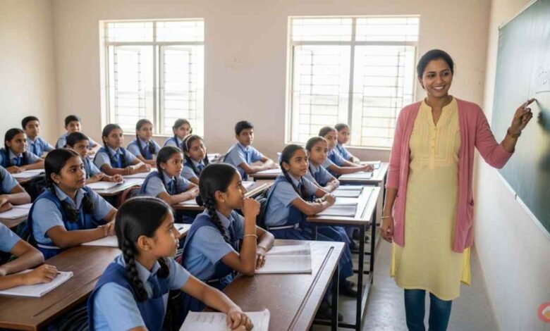 West Bengal Teacher In A Classroom