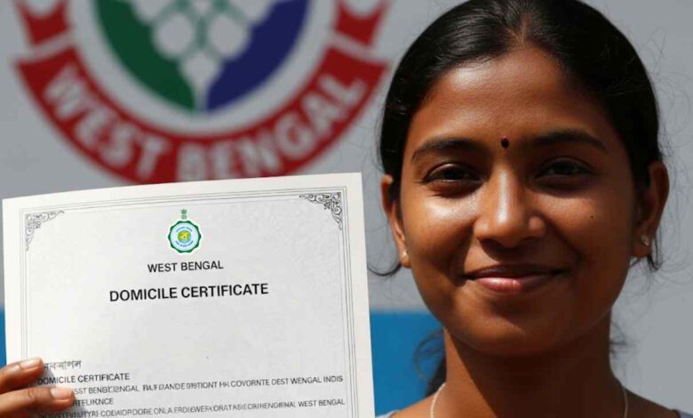 Domicile Certificate West Bengal