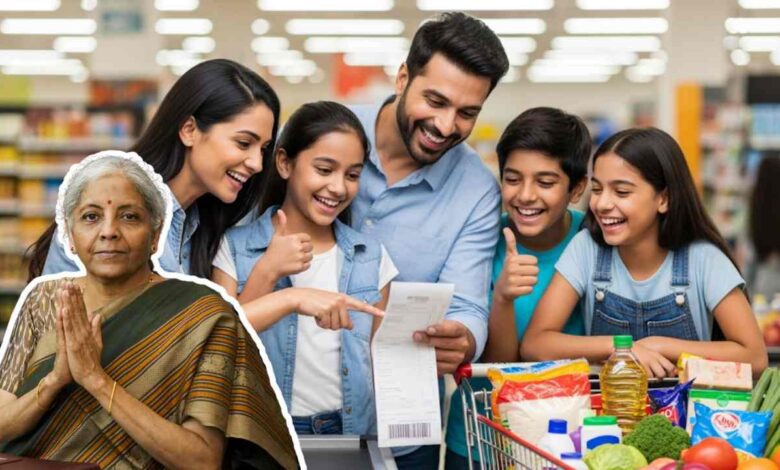 Gst New Rates Happy Middle Class Family Nirmala Sitharaman