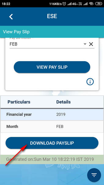 Download Payslip from WBiFMS App