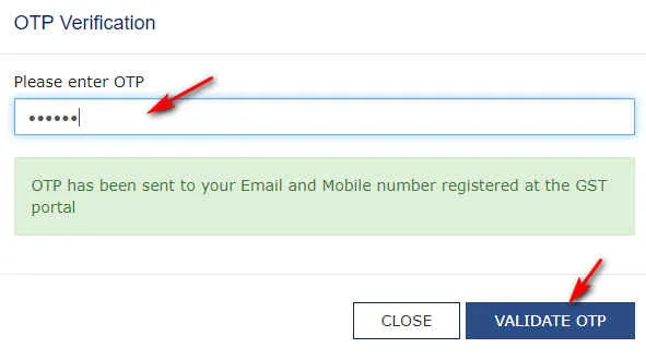 OTP Validation