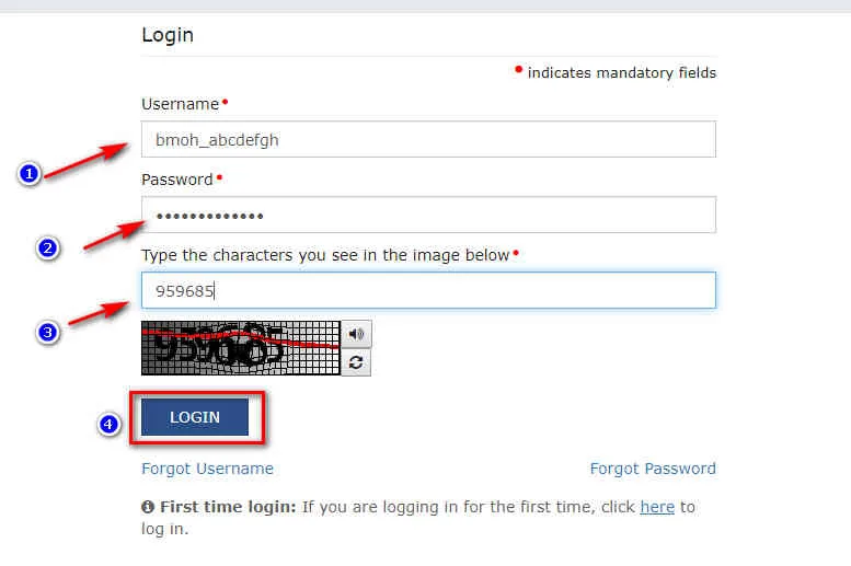 login page of gst portal wbifms