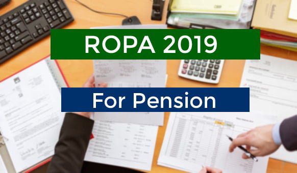 ROPA 2019 for Pension