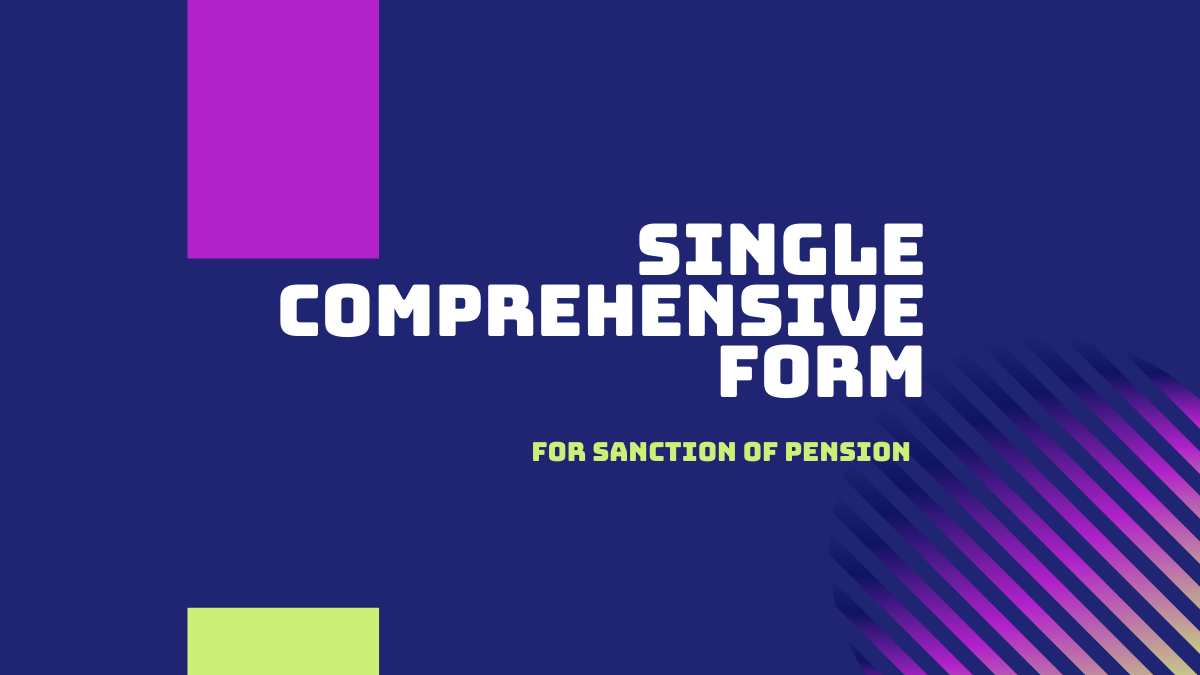 Single Comprehensive Form