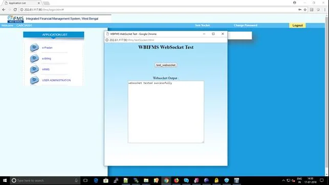 WebSocket tested successfully