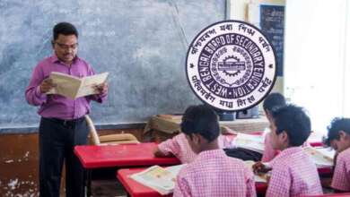 Teacher inside class wbbse