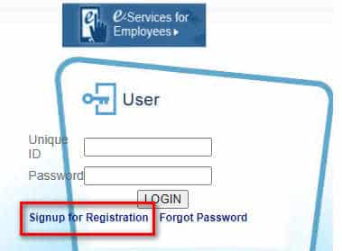 Signup for Registration