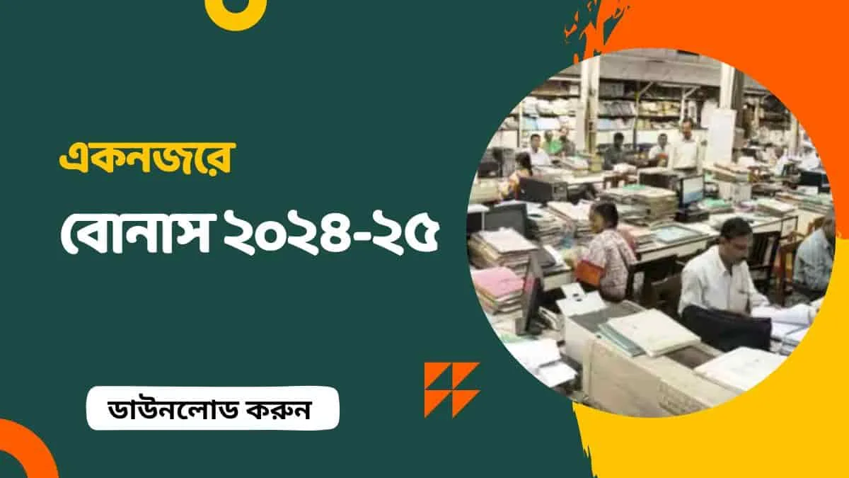 West Bengal Bonus order 2024-25