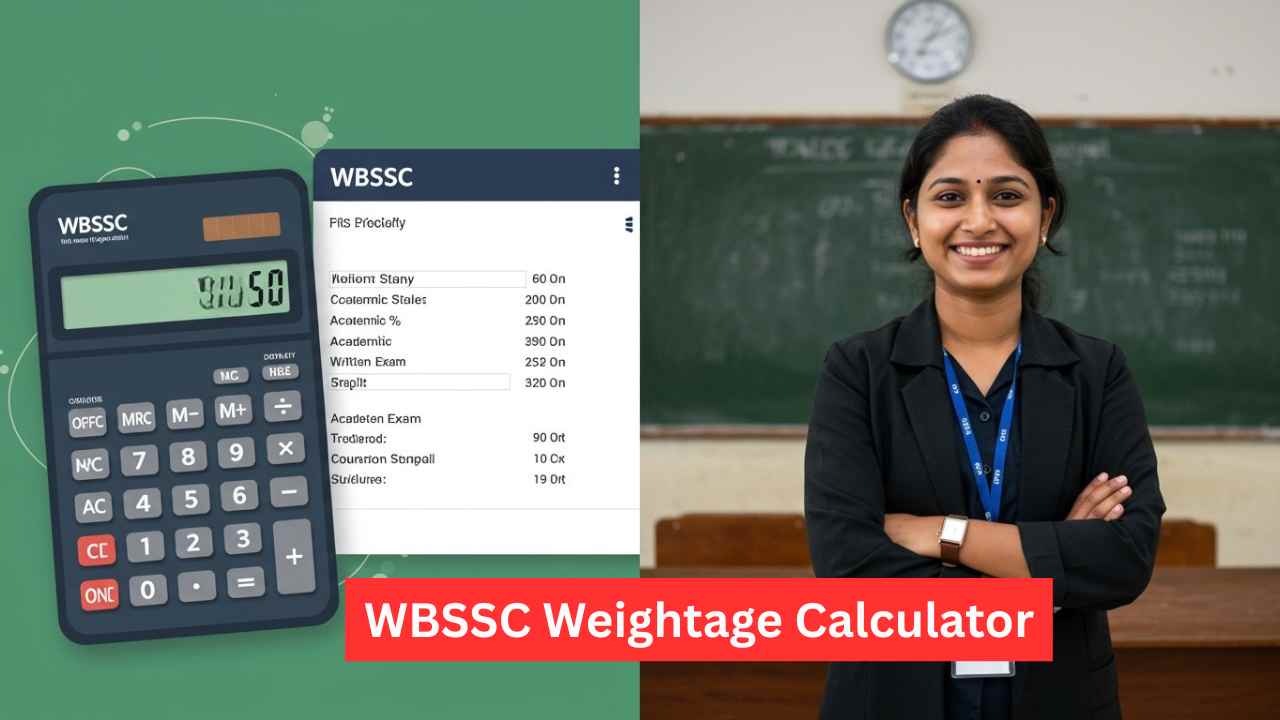 WBSSC Weightage Calculator