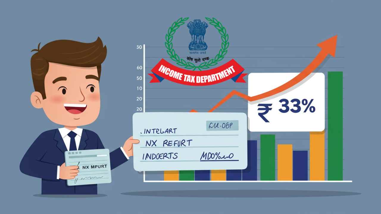 Income Tax Refund 33 percent