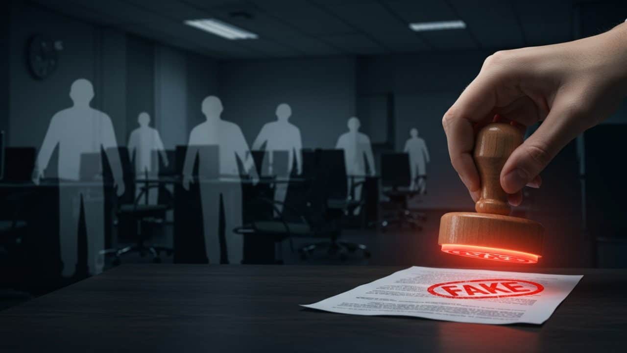 Salary Scam Fake Employees