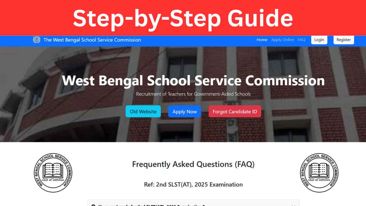 Wbssc Application Process Step By Step Guide
