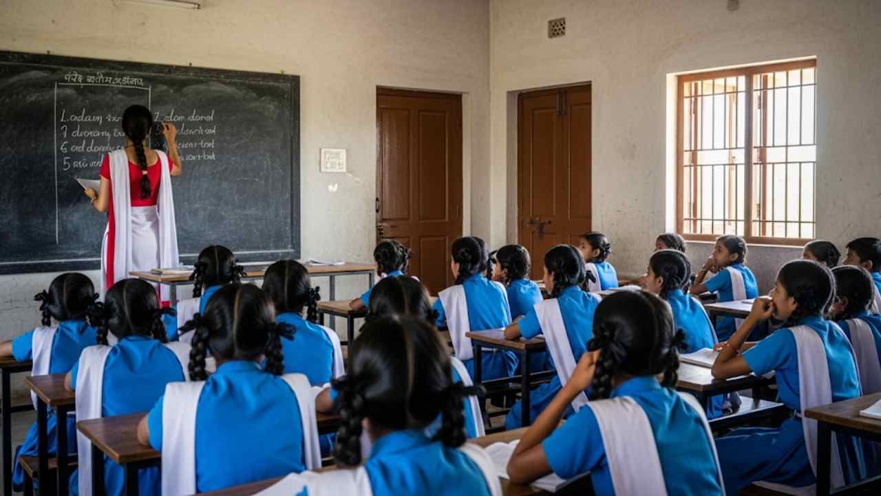 West Bengal Teacher In Classroom