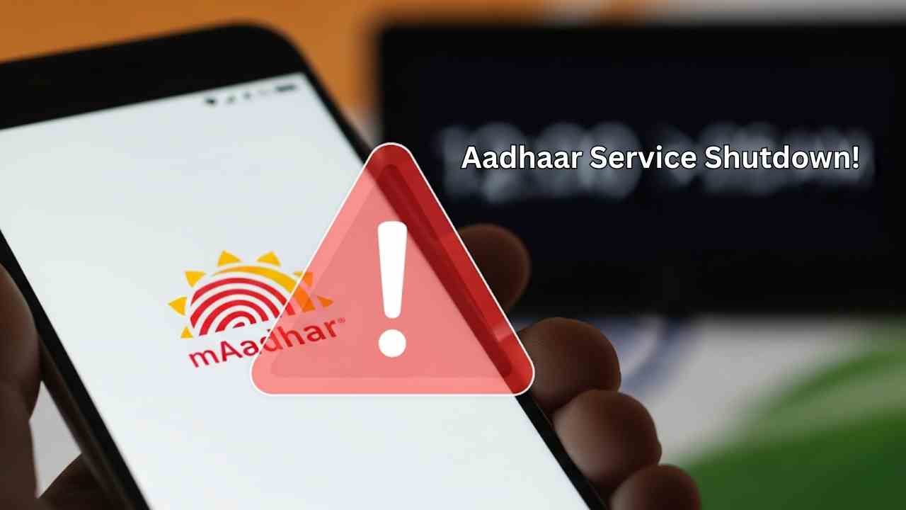 Aadhaar Service Shutdown
