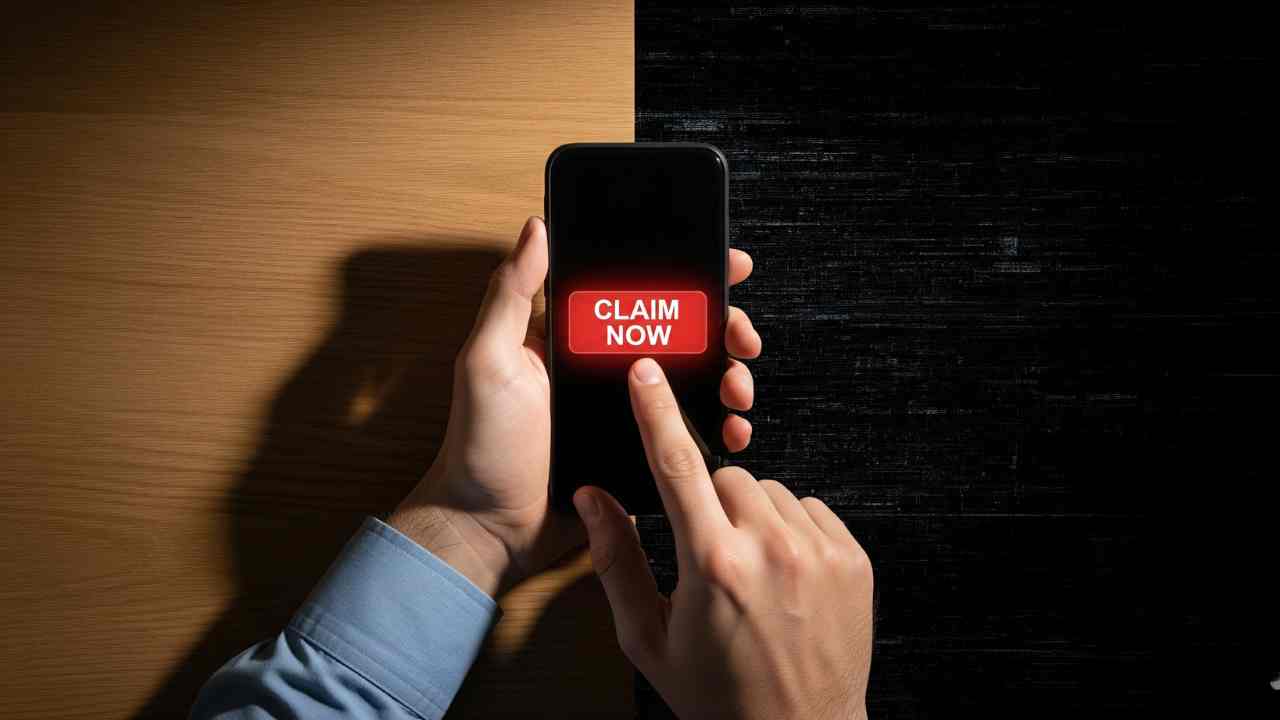 Claim Now Mobile Message