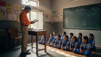 Primary Teacher In A Classroom