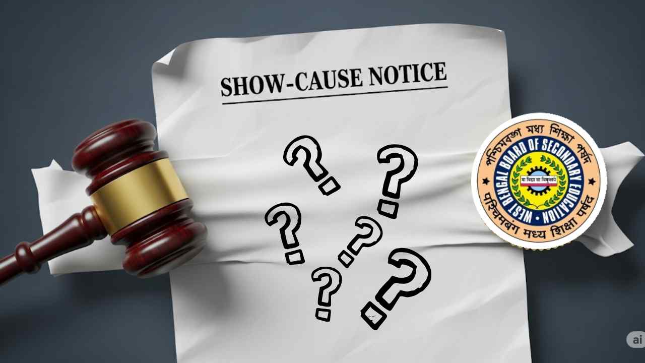 Wbbse Teacher Show Cause Notice