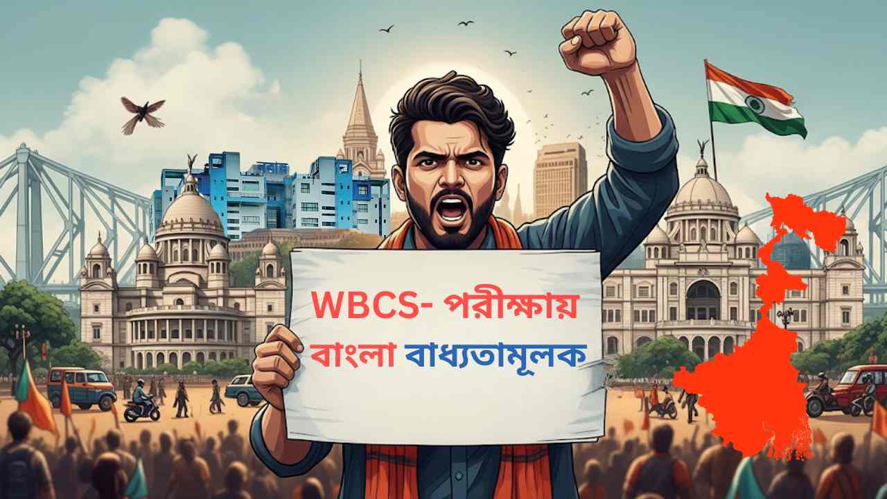 Wbcs Exam Protest Bengali Mandatory