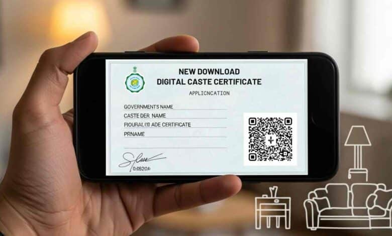 New Digital Caste Certificate Download