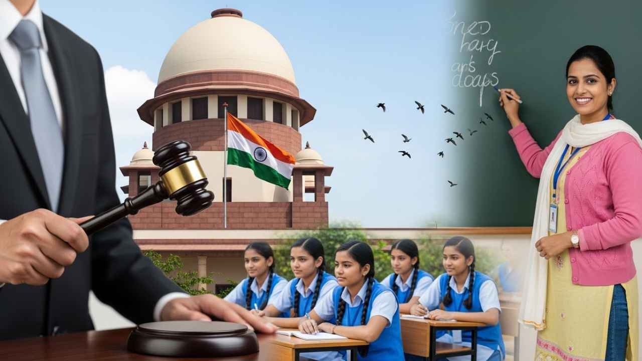 A Gavel With Supreme Court And Teacher In Class