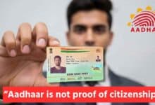 Aadhaar Is Not A Citizenship Document En