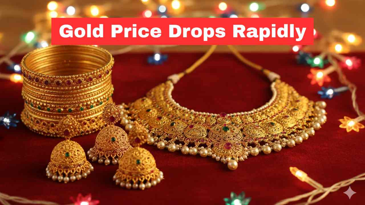 Gold Price Drops Rapidly