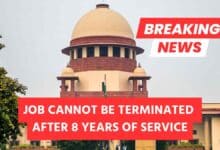 Supreme Court Verdict On 8 Years Job Cancel En