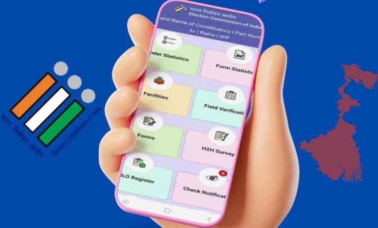 Blo App Eci Logo And West Bengal Map