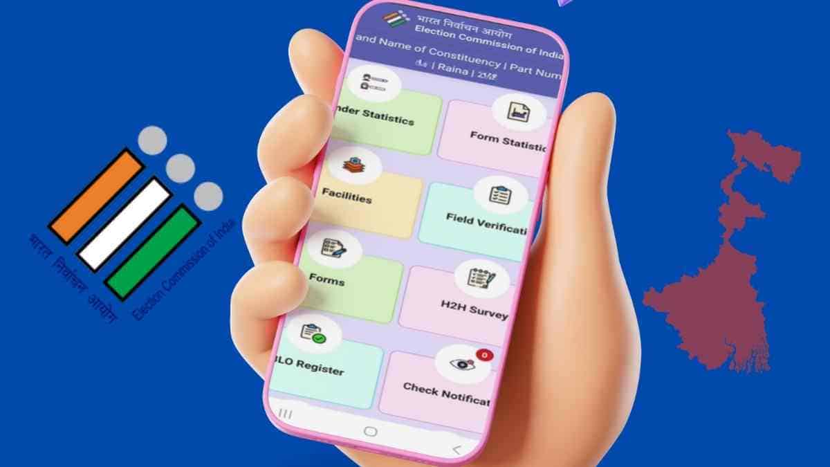 Blo App Eci Logo And West Bengal Map