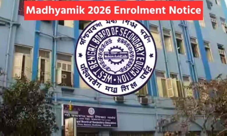 Madhyamik 2026 Enrolment Notice En