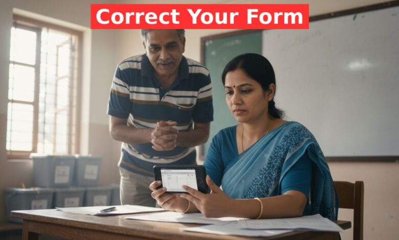 SIR Form Correction