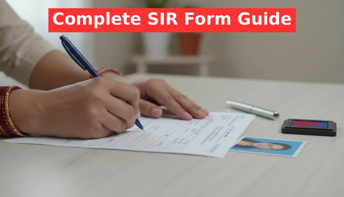 SIR Form Fill Up