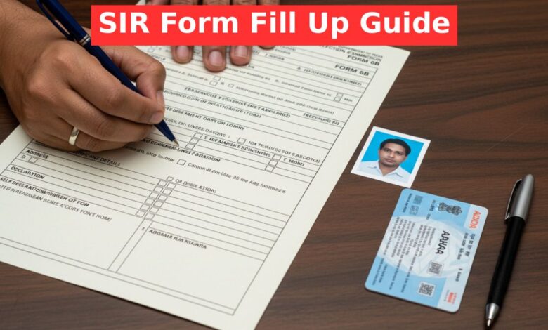 SIR Form Fill Up