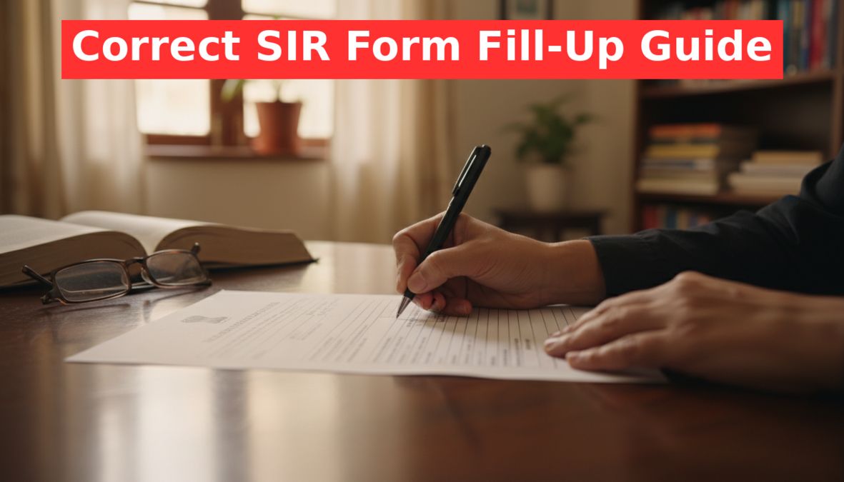 SIR Form Fill Up