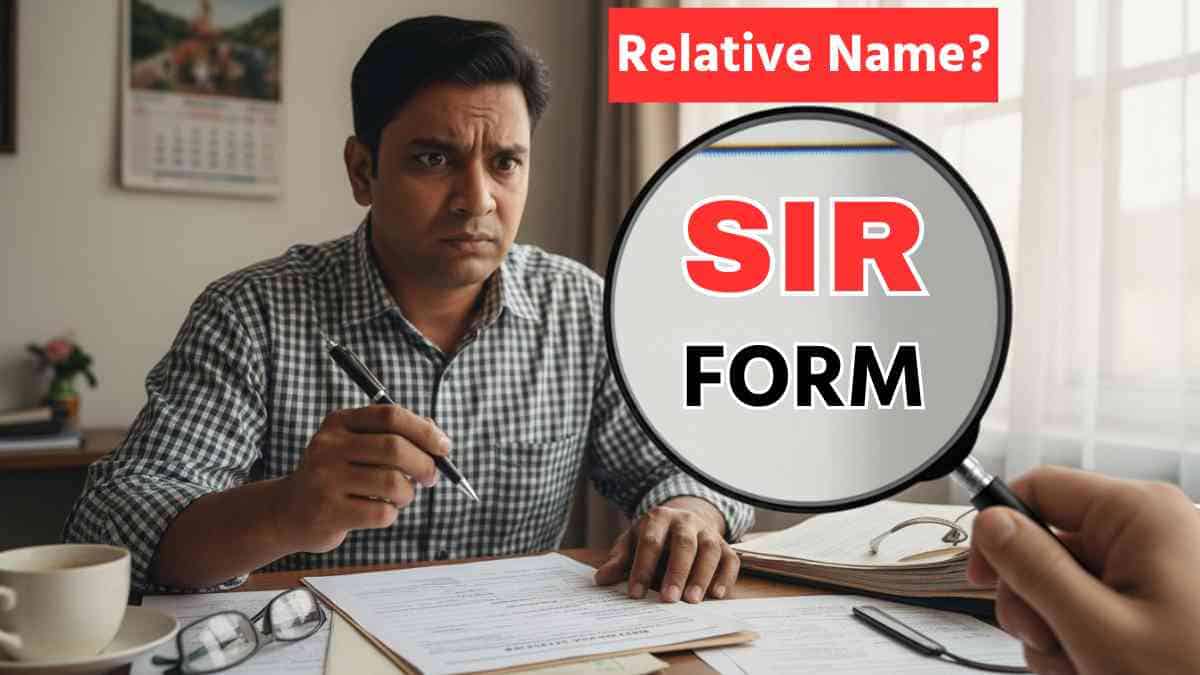Sir Form Relative Name