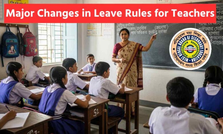 Wbbse New Leave Rules En