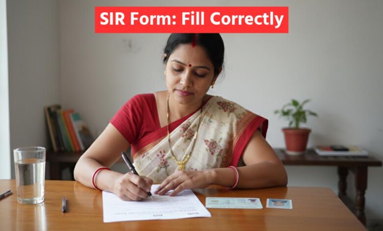 SIR Form Fill Up