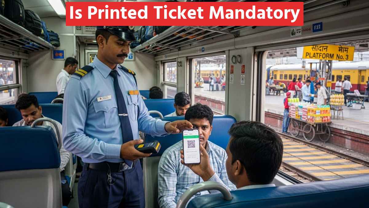 Is Printed Ticket Mandatory