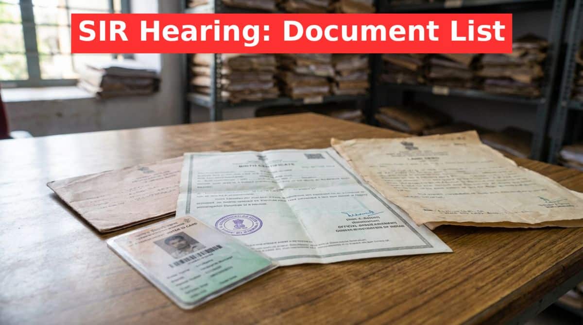 SIR Hearing Documents