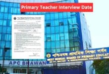 Wb Primary Teacher Recruitment Interview Date En